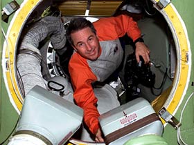 First Podcaster From Space