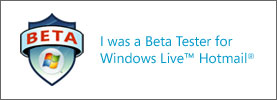 Windows Live Hotmail Beta Signature Badges